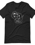 Wisconsin State Tee - Black