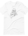 Maine State Tee - White