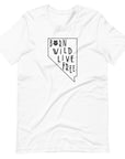 Nevada State Tee - White